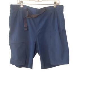 Columbia Men’s XL Shorts Blue Mesh Pockets Fishing Gorpcore Utility Outdoor